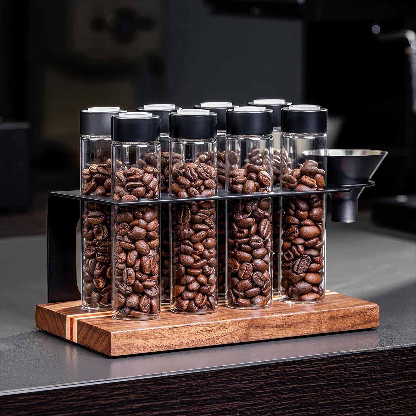 Lab-Style Coffee Storage Bean Rack