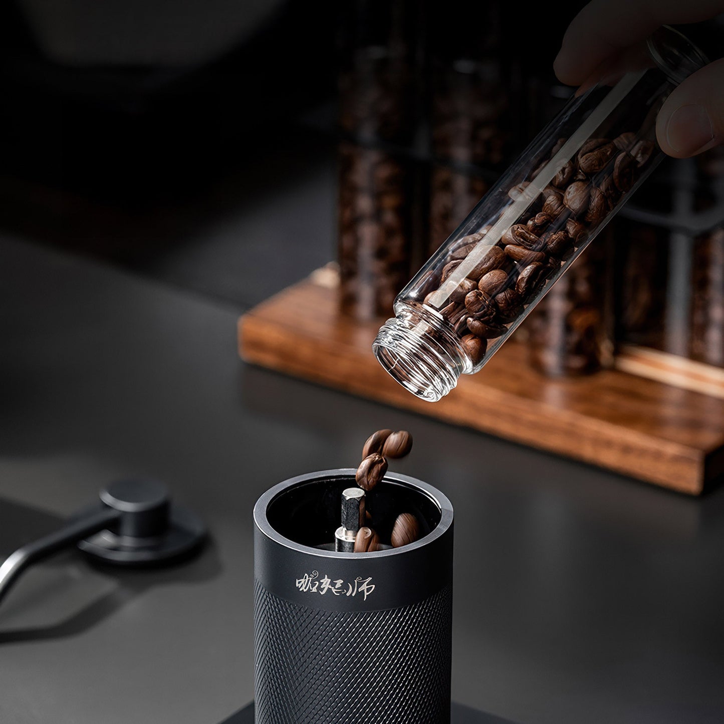 Lab-Style Coffee Storage Bean Rack