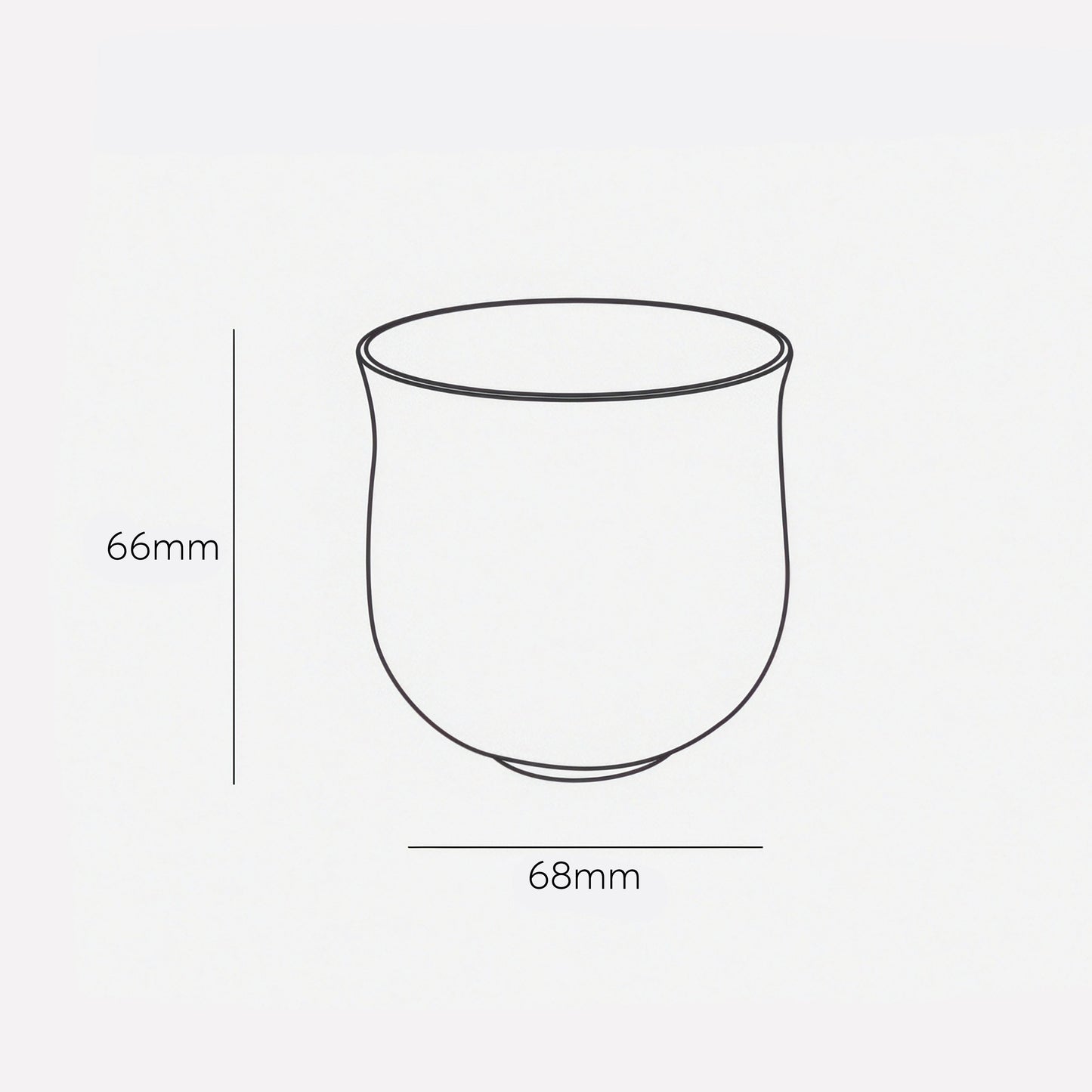 Ceramic Coffee Aroma Tasting Cup