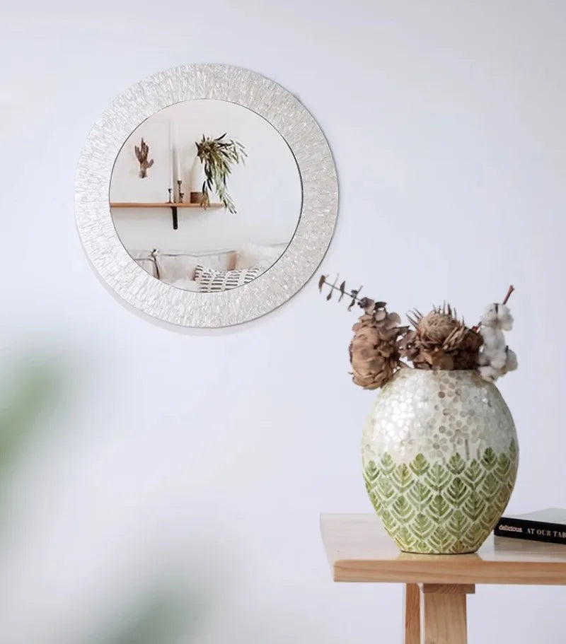 Wall Hanging Decorative Mirrors Living Room Glass Bedroom Decorative Mirrors Bathroom Aesthetics Makeup Mirror Room Decor