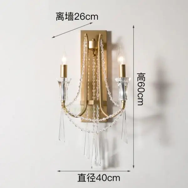 Nordic Style Crystal Chandelier Lighting - Elegance for Your Living Room Ceiling with French Inspired Large Chandeliers, Modern Staircase Lustre Cristal LED Lamp