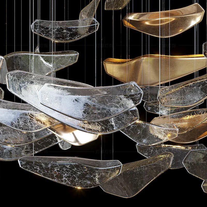 Nordic Crystal Pendant Lamp - Elegance for Dining Rooms, Living Rooms, and Indoor Lighting