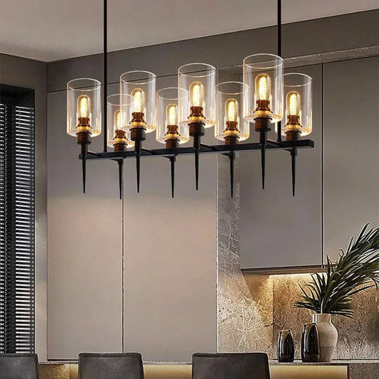 Elegant Dining Room Chandelier - Stylish Pendant Lighting Fixture for Indoor Decor