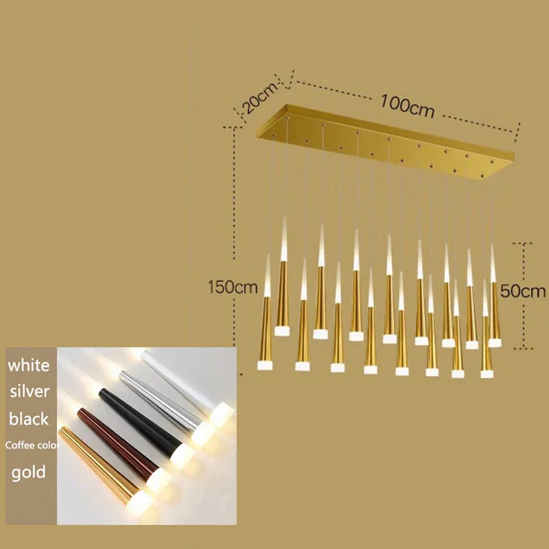 Contemporary Indoor Pendant Lights - Stylish Ceiling Lamp for Dining Rooms and Home Decor