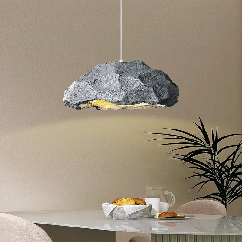 Wabi Sabi Designer Pendant Lamp - Minimalist LED Chandeliers for Restaurant, Bedroom, and Creative Home Decor