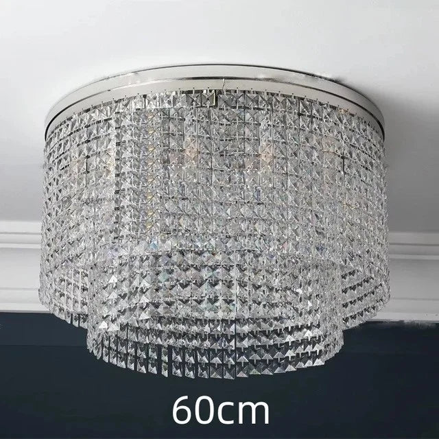 Contemporary Crystal LED Chandelier - Luxury Rectangular K9 Pendant Lamp with Personality for Dining Spaces