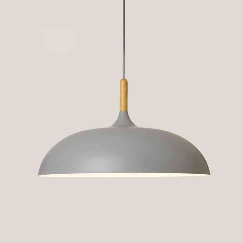 Minimalist Modern Pendant Lamps - Wood & Aluminum Lampshade Hanging Lights for Artistic Fashion Decor
