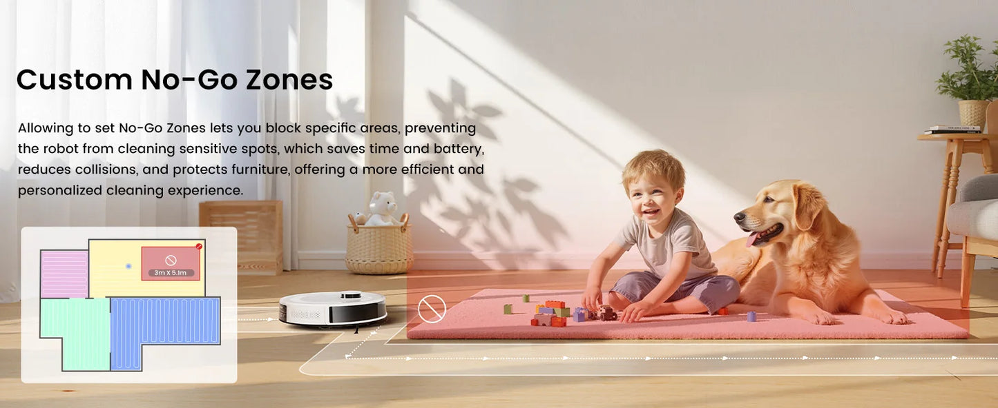 Lefant M2Pro Robot Vacuum with Mop,Self-Emptying, 6000Pa , DTOF Laser Navigation, PSD Obstacle Avoidance, Wi-fi/Alexa Control