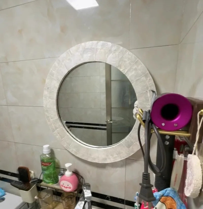 Wall Hanging Decorative Mirrors Living Room Glass Bedroom Decorative Mirrors Bathroom Aesthetics Makeup Mirror Room Decor