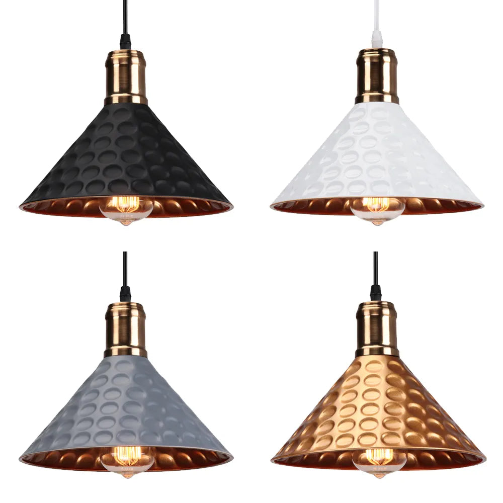 Vintage Pendant Light - Loft Retro Pendant Light with E27 Base for Modern Industrial Lighting