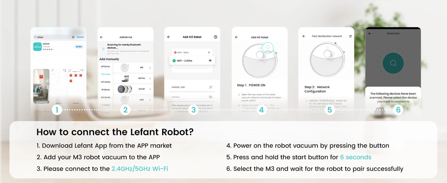 LEFANT Robot Vacuum Cleaner with Mapping, 12000Pa Suction, Emptying Station, Automatic Washing and Drying, DTOF Laser