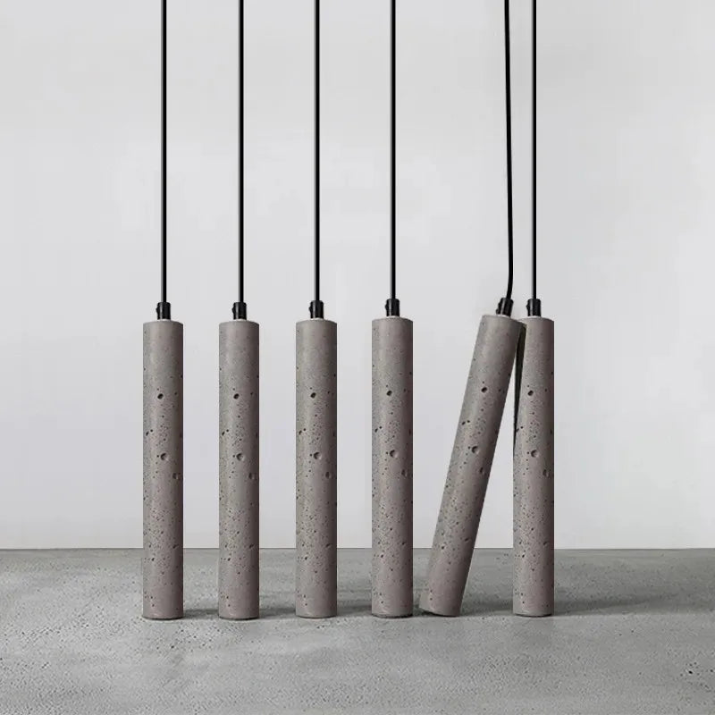 European Cement Pendant Light - Contemporary Elegance for Dining Spaces