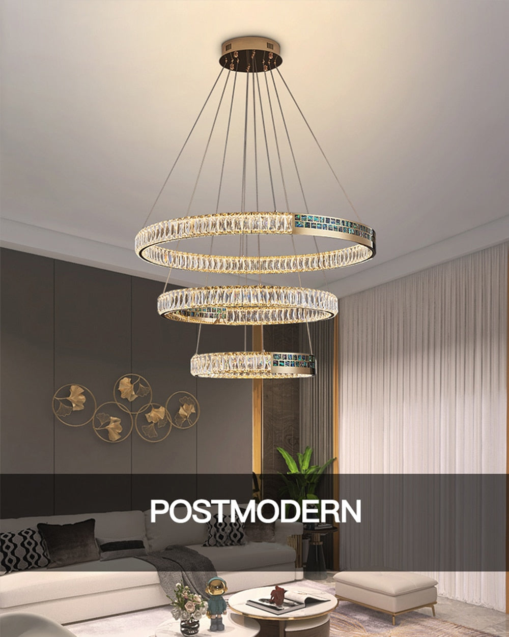 Evelyn's Elegance Chandelier - Chic Wall/Pendant Light with Luxurious Shell Design
