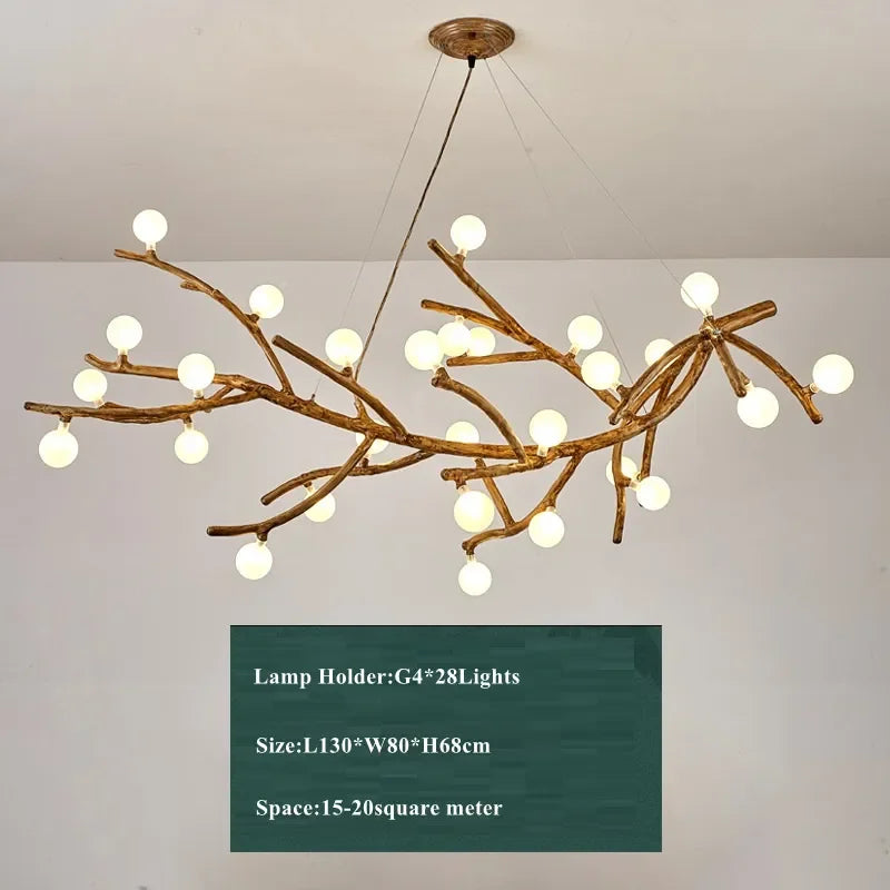Contemporary Branches LED Chandeliers - Minimalist Lighting for Living Spaces and More