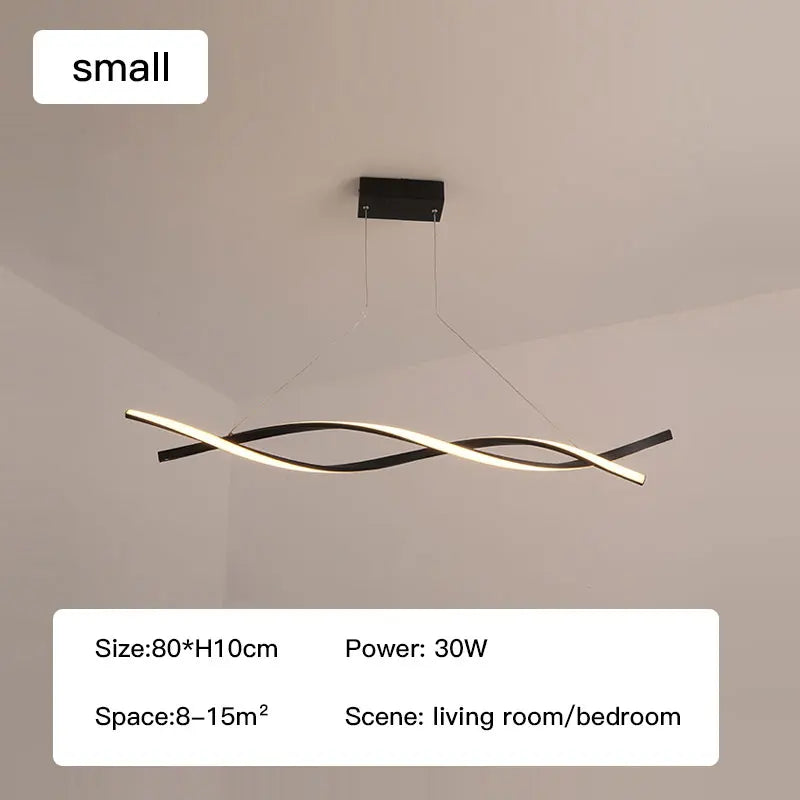 Elegant Dimmable LED Pendant Lamp - Versatile Lighting for Dining, Kitchen, Living Room, and Bedroom Decor