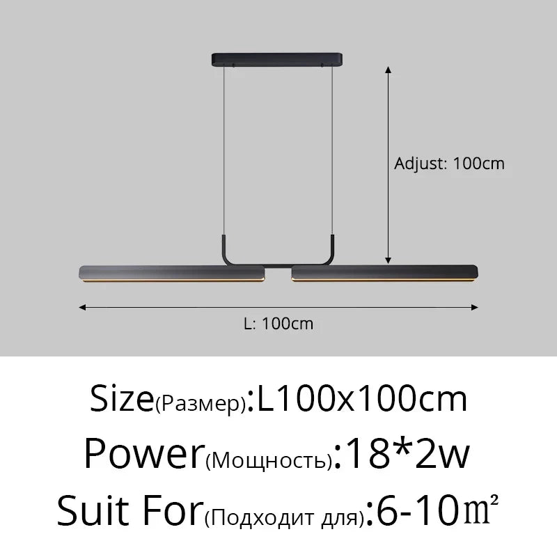 Contemporary LED Pendant Lamp - Designer Lighting for Dining, Kitchen, and Coffee Table Decor