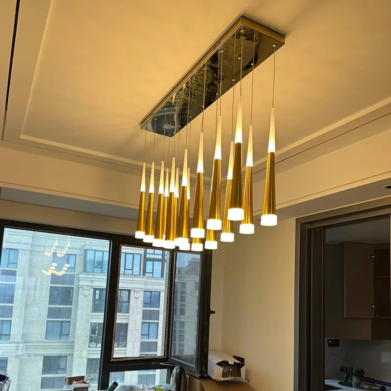 Contemporary Indoor Pendant Lights - Stylish Ceiling Lamp for Dining Rooms and Home Decor