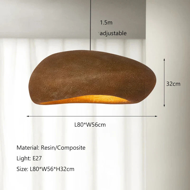 Nordic Retro Wabi-Sabi Wind LED Pendant Lights - Unique Home Decor for Restaurants, Bars, Dining Rooms, and Bedrooms