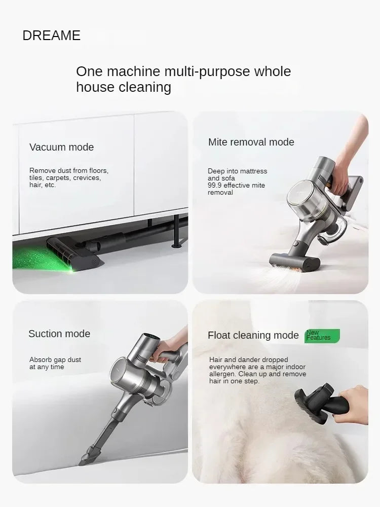 Dreame V16Pro Cordless Vacuum Cleaner Household Large Suction Green Light Dust Handheld Mite Removal Small Home Appliances