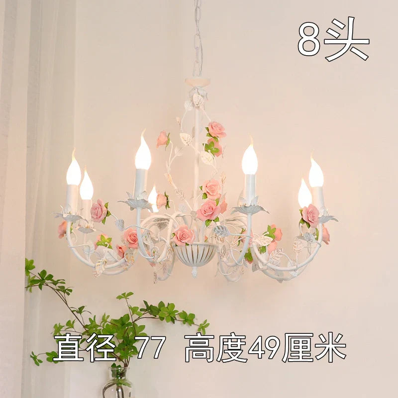 Charming Pastoral Style Chandelier - American Country Kid Chandeliers for Living Rooms, Bedrooms, Dining Rooms, and Children's Rooms