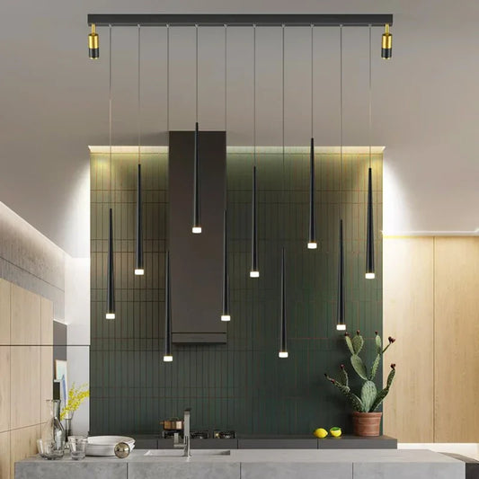 Elegant Chandelier for Dining Room - Stylish Pendant Lighting Fixture for Indoor Decor