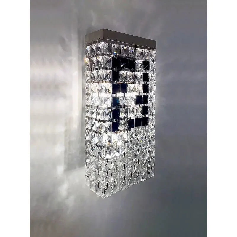 Contemporary Crystal LED Chandelier - Luxury Rectangular K9 Pendant Lamp with Personality for Dining Spaces