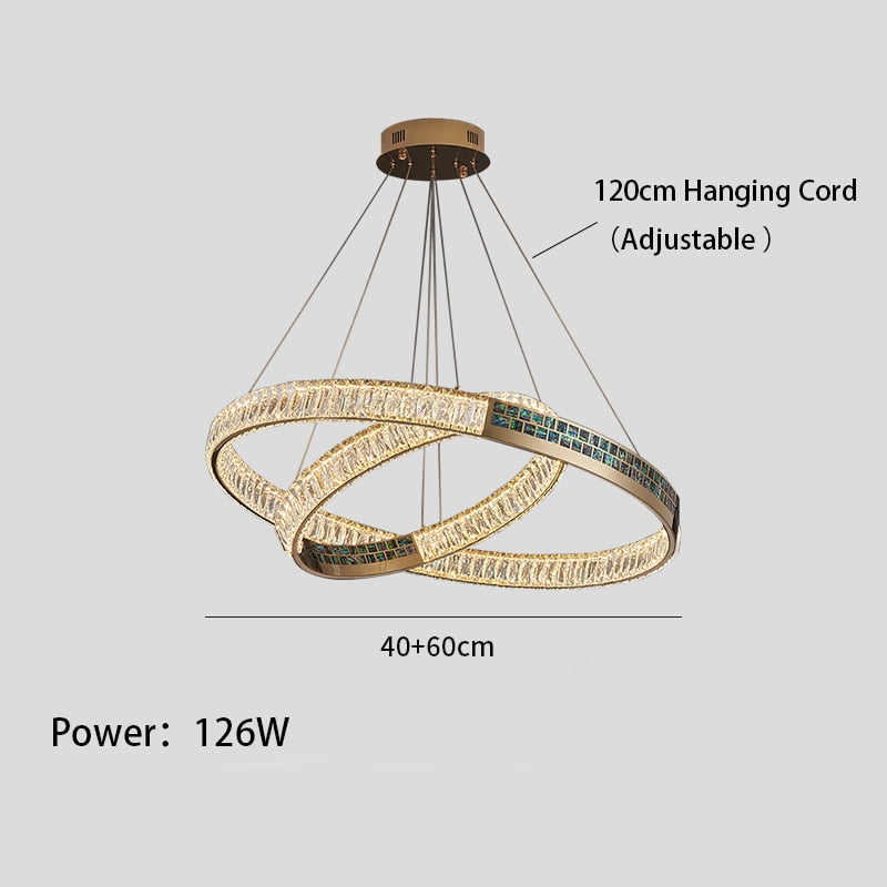 Evelyn's Elegance Chandelier - Chic Wall/Pendant Light with Luxurious Shell Design