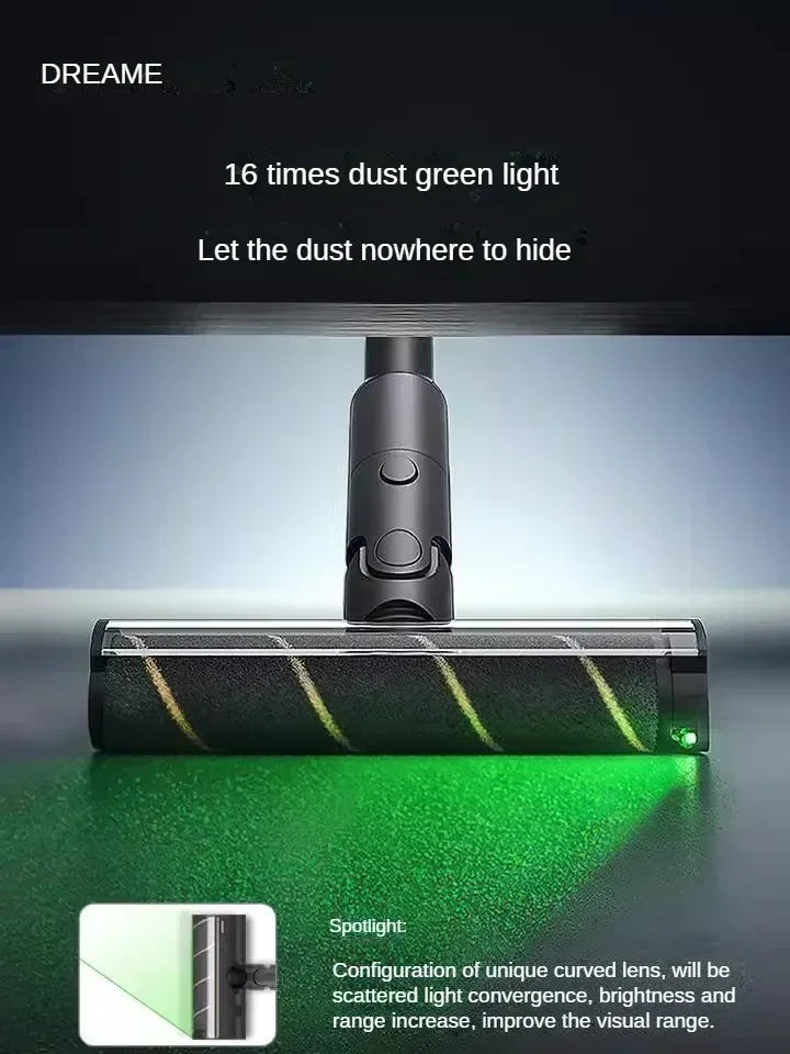 Dreame V16Pro Cordless Vacuum Cleaner Household Large Suction Green Light Dust Handheld Mite Removal Small Home Appliances