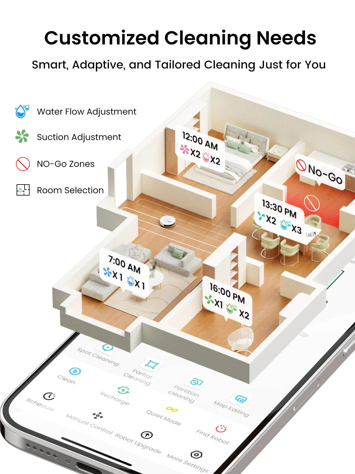 Lefant M2Pro Robot Vacuum with Mop,Self-Emptying, 6000Pa , DTOF Laser Navigation, PSD Obstacle Avoidance, Wi-fi/Alexa Control