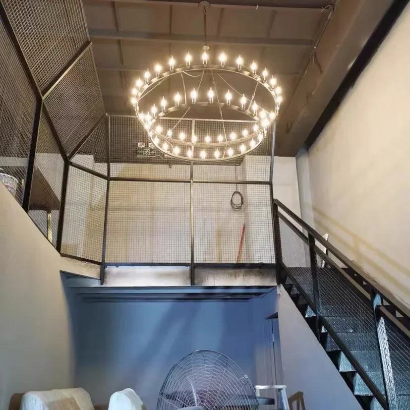 Vintage Industrial Iron Pendant Lamp - Add Retro Charm to Your Cafe, Restaurant, or Bar