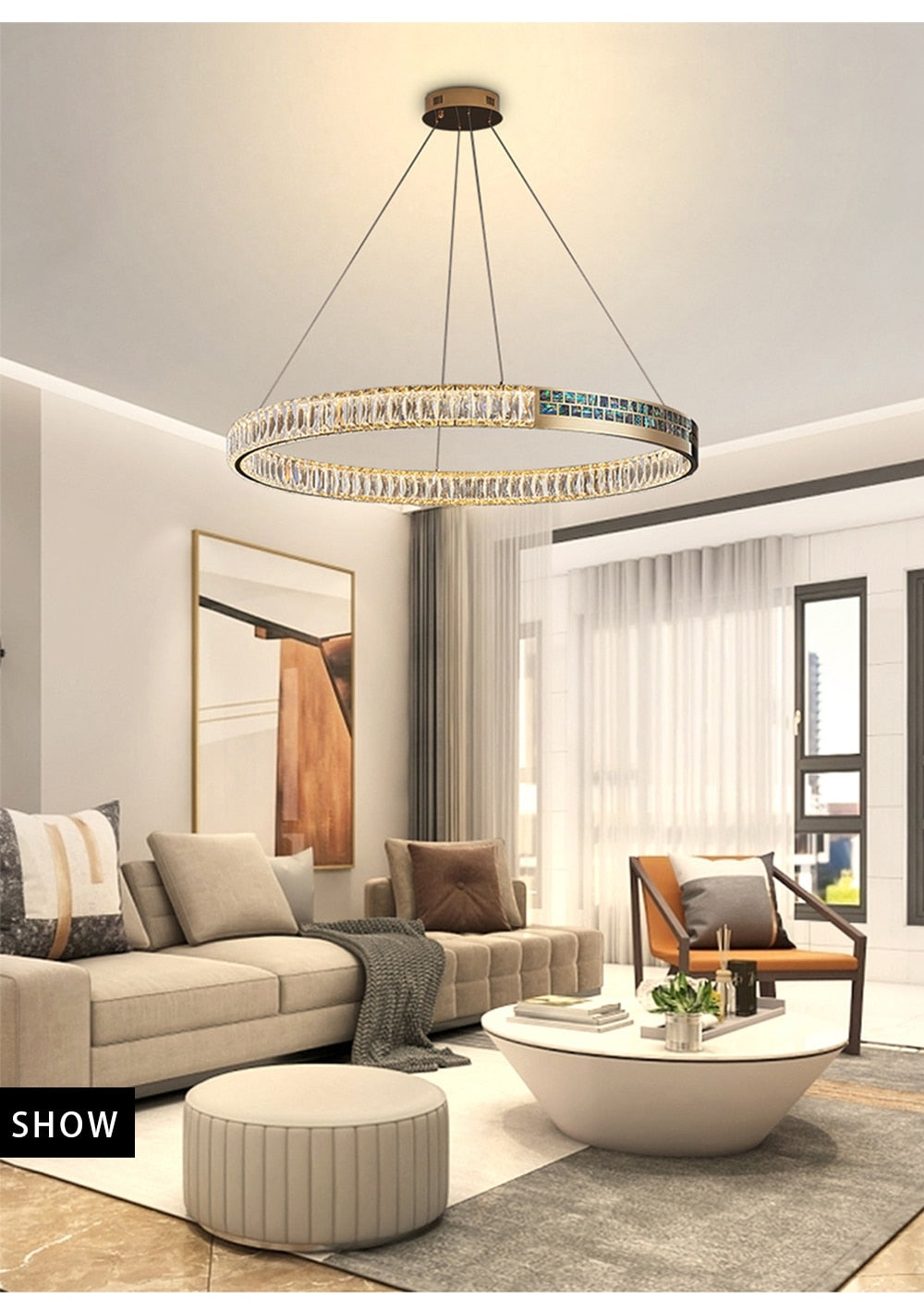 Evelyn's Elegance Chandelier - Chic Wall/Pendant Light with Luxurious Shell Design