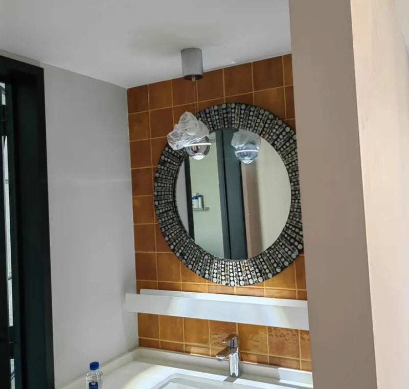 Wall Hanging Decorative Mirrors Living Room Glass Bedroom Decorative Mirrors Bathroom Aesthetics Makeup Mirror Room Decor