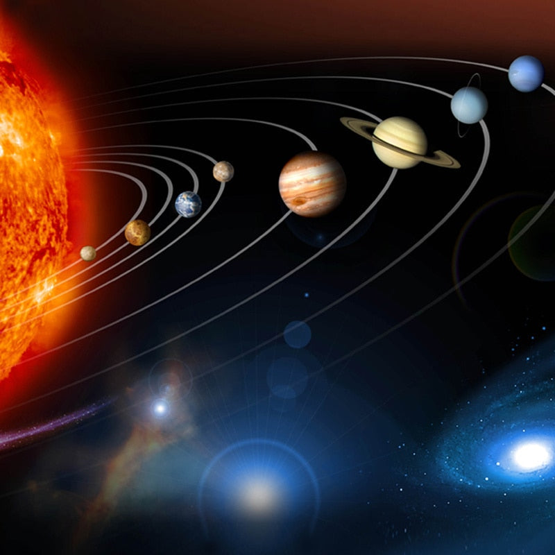 Ava's Galaxy Nordic Planet Acrylic Pendant Light