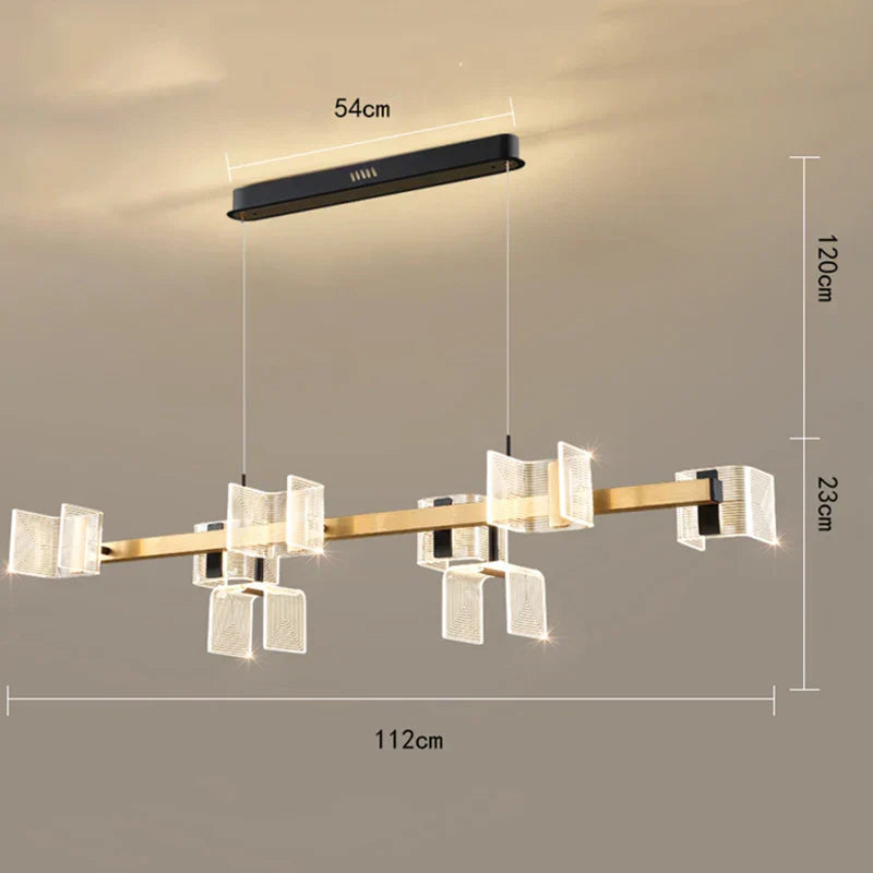 Contemporary LED Chandelier Pendant Lights - Stylish Indoor Ceiling Lighting Fixture