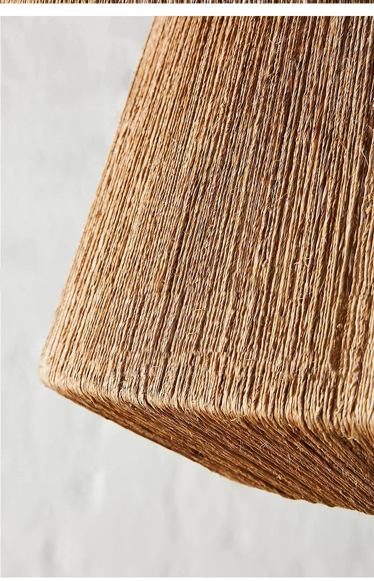 Bohemian Retro Chandelier - Handmade Rattan Pendant Lamps for Creative Country-Style Decor