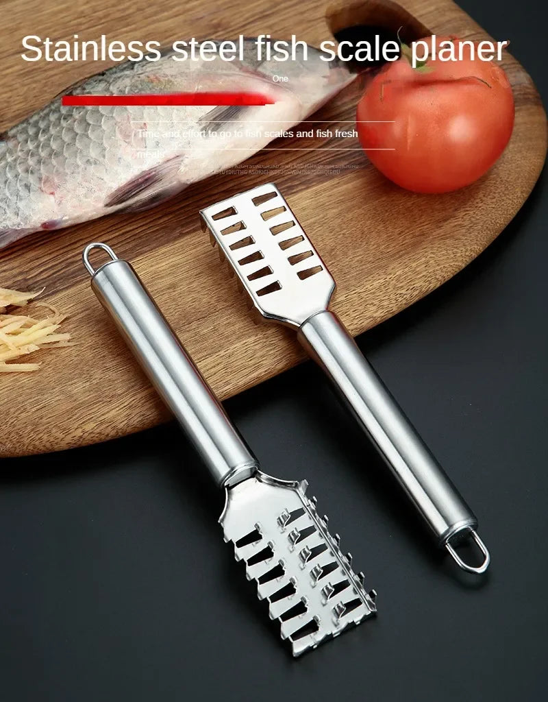 1PC Stainless Steel Fish Scale Knife Scale Scraper Sawtooth Scraping Boning Filleting Cut Scrape Dig Maw Knife