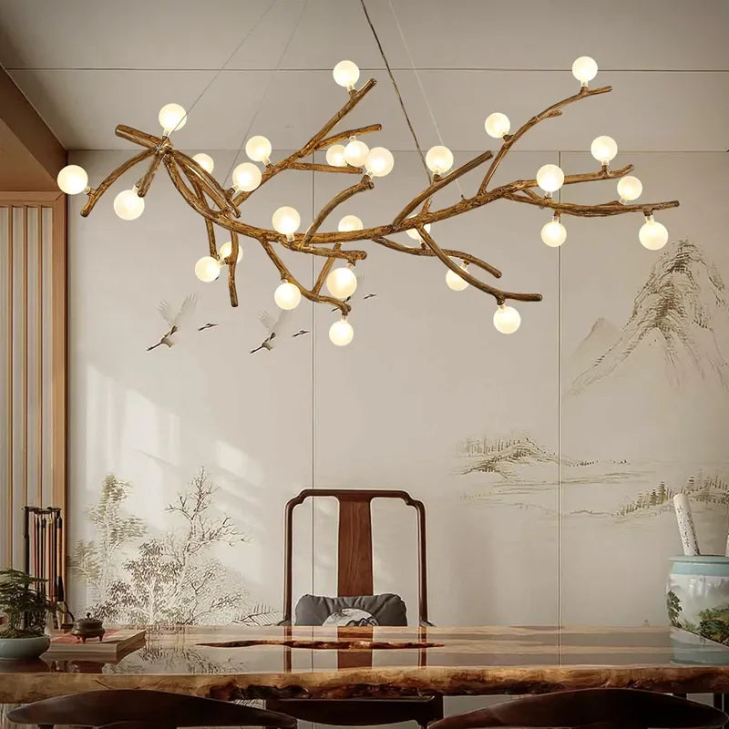 Contemporary Branches LED Chandeliers - Minimalist Lighting for Living Spaces and More