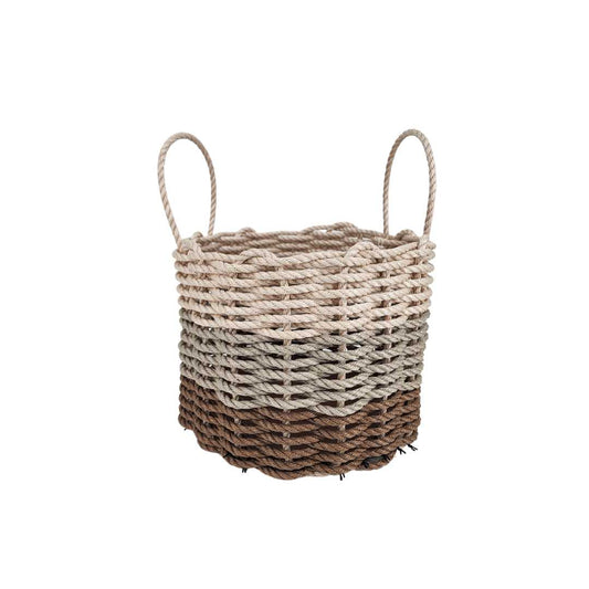 Kitchen Tools & Cookware: Brown, Tan, Light Tan Ombre Rope Basket by Little Salty Rope