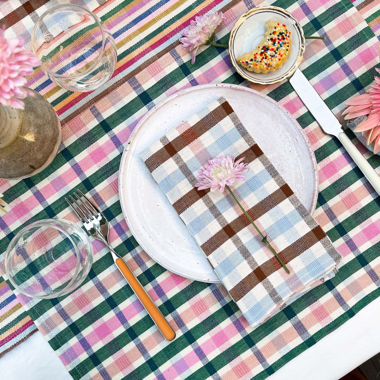 Louisa Plaid Dinner Napkin