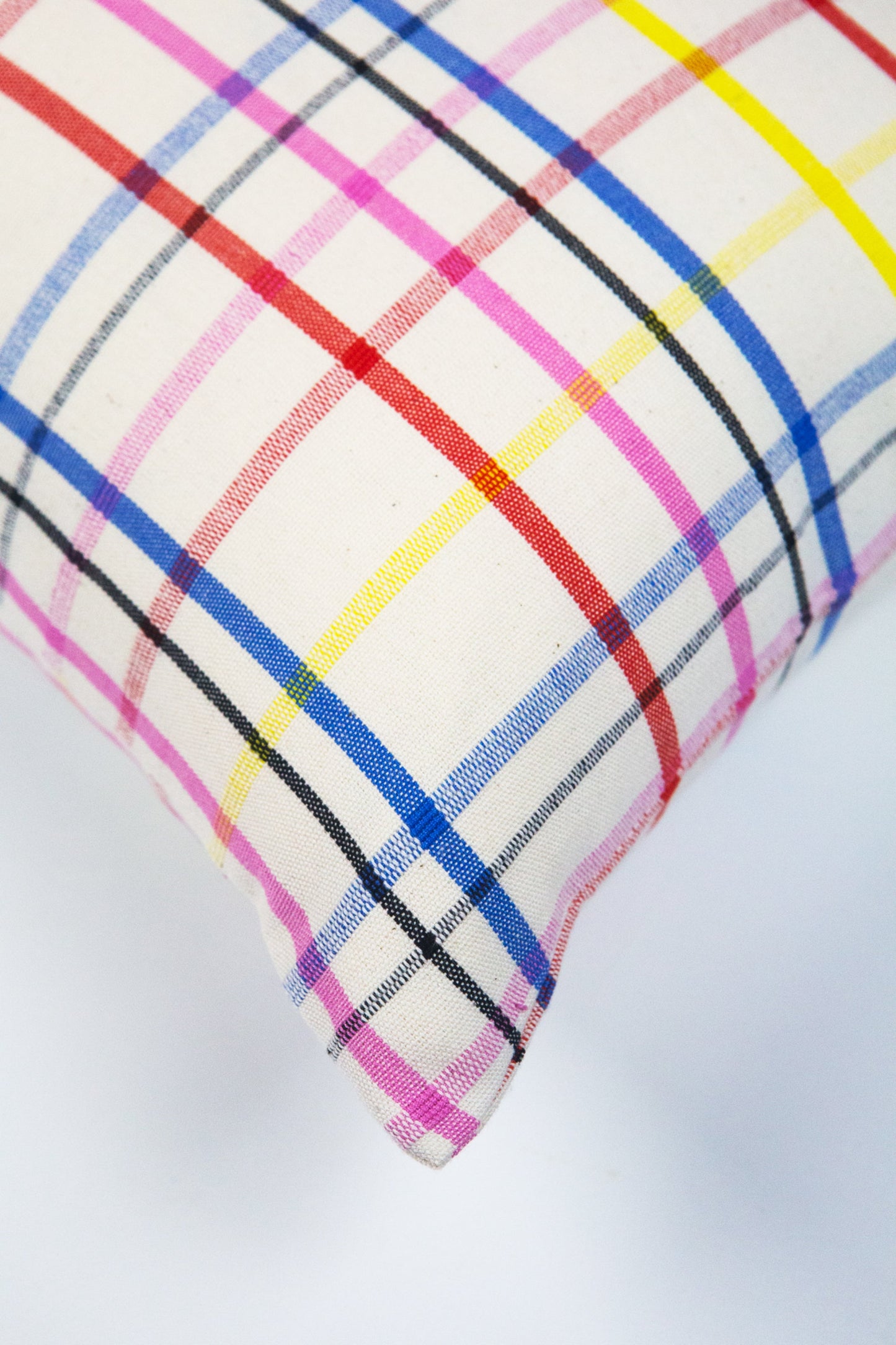 Vera Plaid Square Pillow