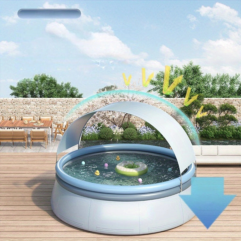 118.11inx25.98in outdoor inflatable swimming pool
