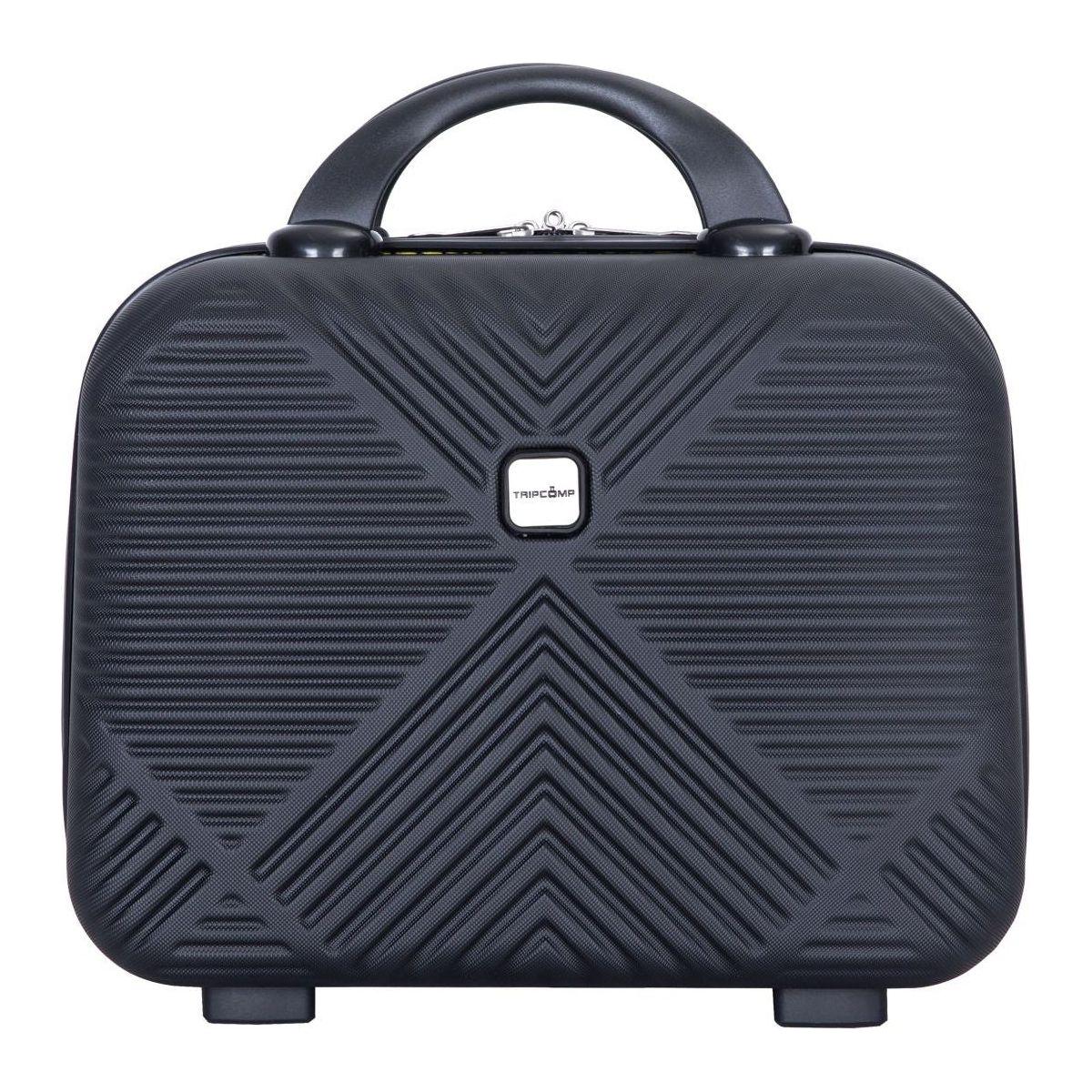 2Piece Luggage Sets ABS Lightweight Suitcase, Spinner Wheels, (20/14) BLACK