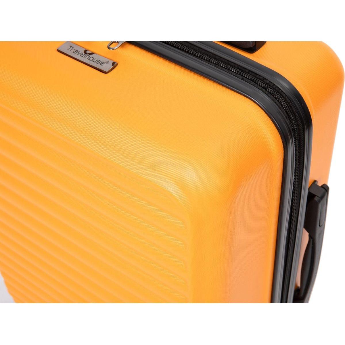 20" Carry on Luggage Lightweight Suitcase, Spinner Wheels, Orange