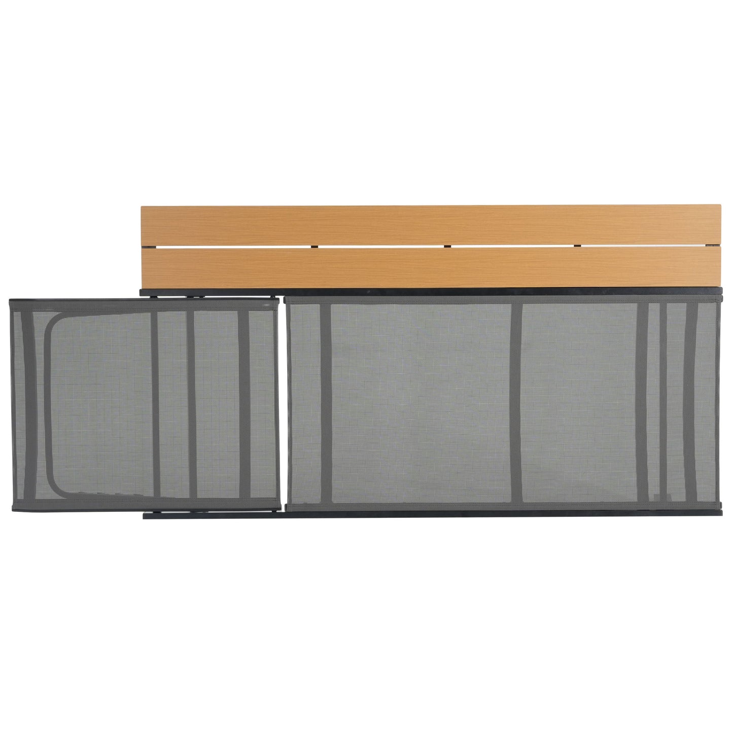 WATERLOO CHAISE LOUNGE WITH ATTACHED WOOD SIDE TABLE, 1PC, (62756.00BLK)