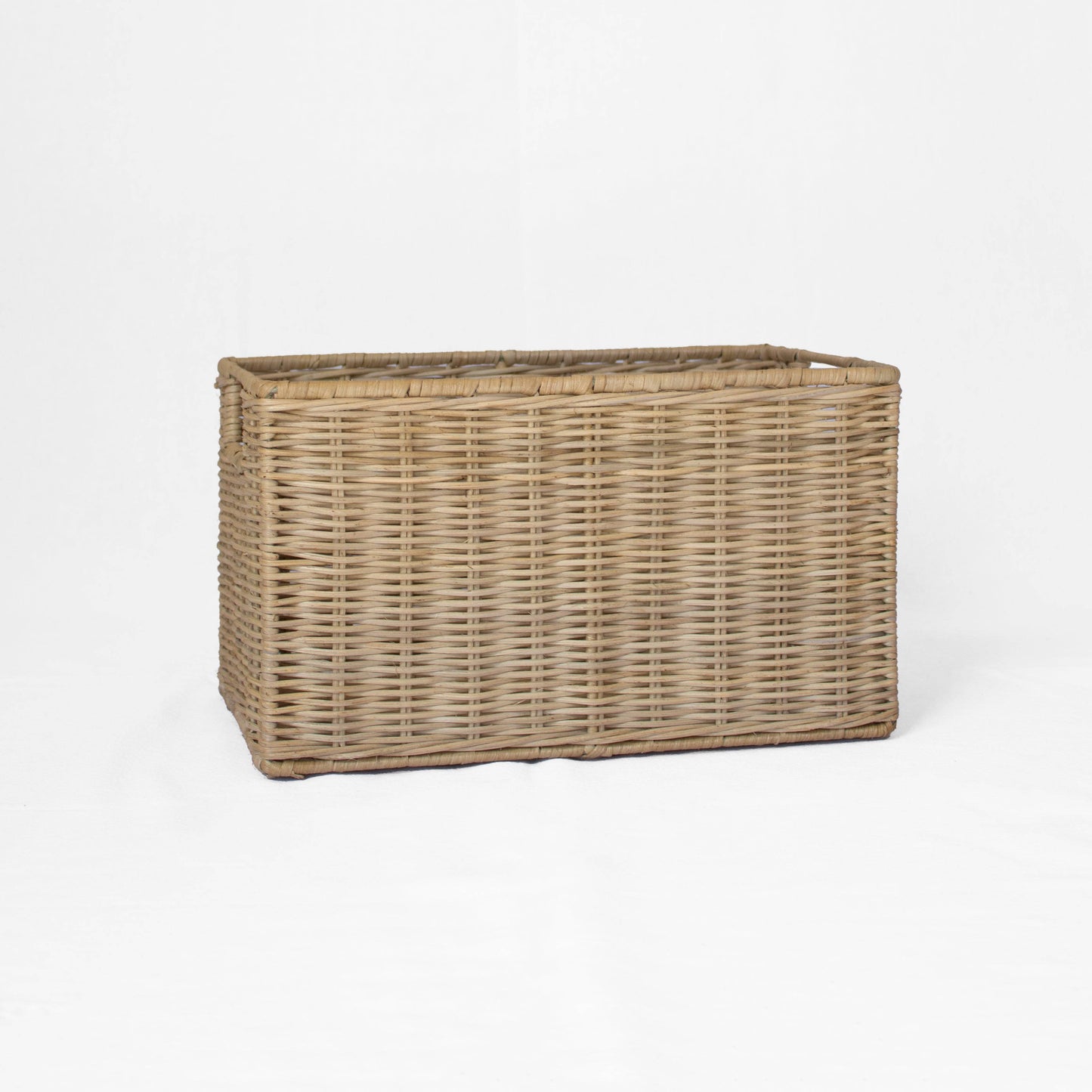 Wicker Rectangle Storage Basket Natural