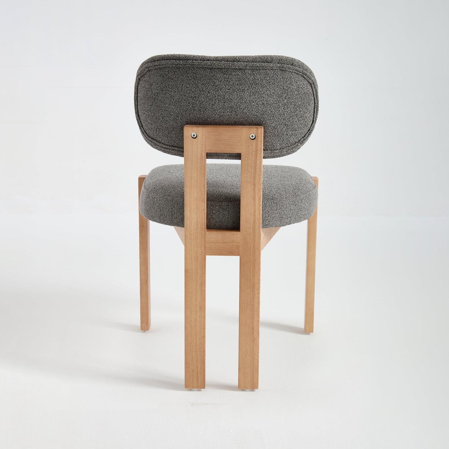 Wooden Dining Chairs Set of 2, Modern Fabric Upholstered Dining Room Chair Kitchen Chairs, Farmhouse Dinner Chair for Kitchen Dining Room