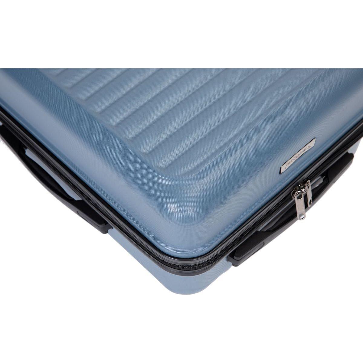 20" Carry on Luggage Lightweight Suitcase, Spinner Wheels, Blue