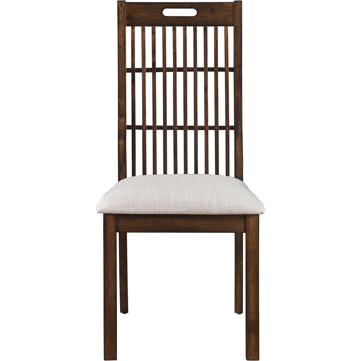 2 Pieces Set Dining Side Chair Rustic Modern Farmhouse Design Retro Design Easy to Assembly