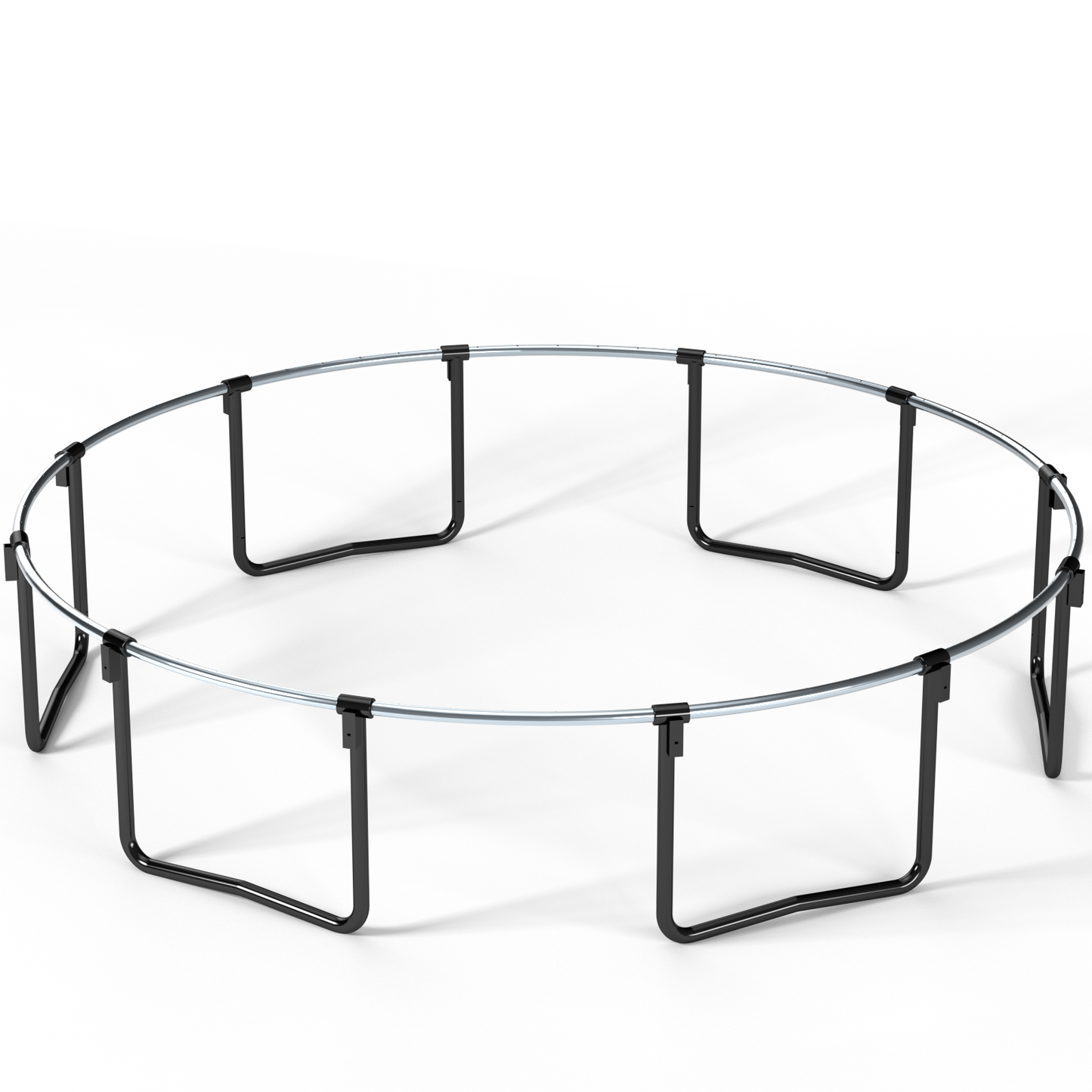 YC 14FT trampoline Pumpkin- Black Red- fframe height 90cm