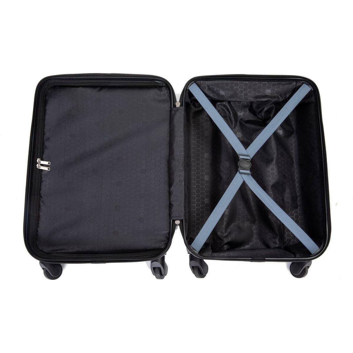 20" Carry on Luggage Lightweight Suitcase, Spinner Wheels, Blue